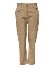 Dolce & Gabbana Beige Mid Waist Cargo Tapered Pants