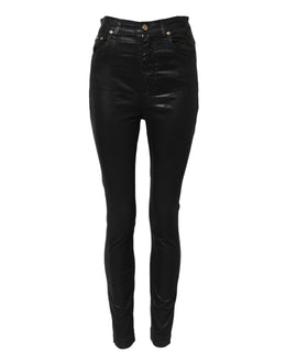 Dolce & Gabbana Black GRACE High Waist Skinny Denim Jeans