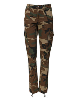 Dolce & Gabbana Multicolor Camouflage Cargo Pants