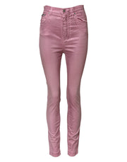 Dolce & Gabbana Pink GRACE High Waisted Skinny Denim Jeans