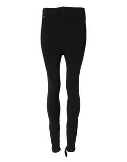 Dolce & Gabbana Black High Waisted Leggings Pants