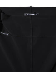 Dolce & Gabbana Black High Waisted Leggings Pants