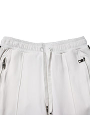 Dolce & Gabbana White Viscose Jogger Sweatpants Pants