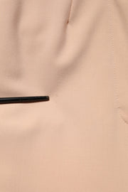 Dolce & Gabbana Beige Polyester Mid Waist Tapered Pants