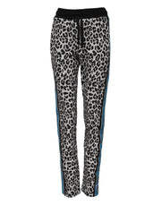 Dolce & Gabbana Multicolor Leopard #DGMillennials Jogger Pants