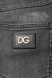 Dolce & Gabbana Dark Gray AUDREY Cotton Skinny Denim Jeans