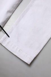 Dolce & Gabbana White Floral Embroidery GIRLY Denim Jeans