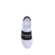 Givenchy White Calf Leather Bos Taurus Low Top Sneakers