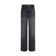 Kenzo Black Cotton Straight-Leg Jeans