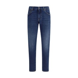 Dolce & Gabbana Blue Cotton Jeans Denim