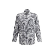 Etro Gray Cotton Pattern Shirt