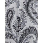 Etro Gray Cotton Pattern Shirt
