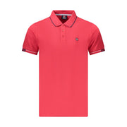 Norway 1963 Red Cotton Men Polo Shirt