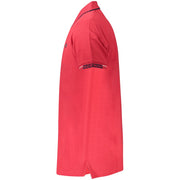 Norway 1963 Red Cotton Men Polo Shirt