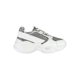 Emporio Armani White Polyester Sneaker