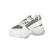 Emporio Armani Bianco Polyester Women Sneaker