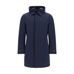 Woolrich Blue Polyester Coat