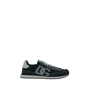 Dolce & Gabbana Green Calf Leather Bos Taurus Athletic Sneakers