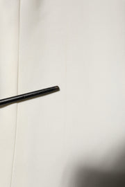 Dolce & Gabbana White Round Neck Short Sleeves Blouse Top