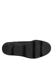 Sacai Black Chelsea Leather Pull On Women Ankle Boots Shoes