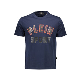 Plein Sport Blue Cotton Men's T-Shirt