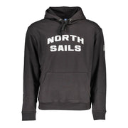 North Sails Black Cotton Sweatshirt