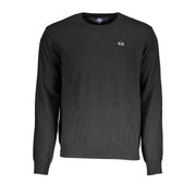 La Martina Black Wool Sweater