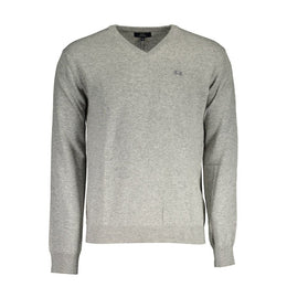 La Martina Gray Wool Sweater