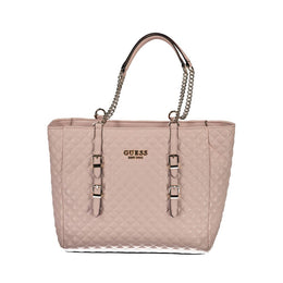 Guess Jeans Pink Polyethylene Handbag