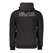 Cavalli Class Black Cotton Men Sweater