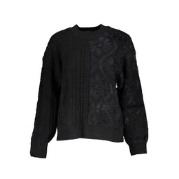 Desigual Black Cotton Women's Turtleneck Sweater