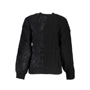 Desigual Black Cotton Women's Turtleneck Sweater
