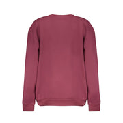 Cavalli Class Purple Cotton Sweatshirt