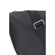 Fendi Black Calf Leather Bos Taurus Shoulder Bag