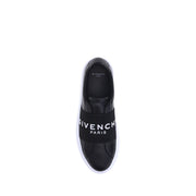 Givenchy Black Calf Leather Bos Taurus Low Top Sneakers