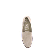 Pedro García Beige Calf Leather Bos Taurus Slip-On Loafers