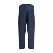 Prada Blue Cotton Casual Pants