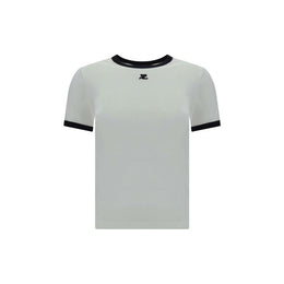 Courrèges White Cotton T-Shirt