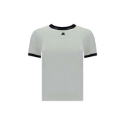 Courrèges White Cotton T-Shirt