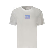 Calvin Klein White Cotton T-Shirt