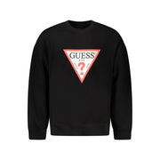 Guess Jeans Black Cotton Sweatshirt