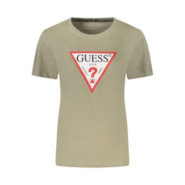 Guess Jeans Green Cotton T-Shirt