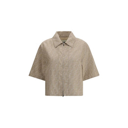 Fendi Beige Cotton Denim Jacket