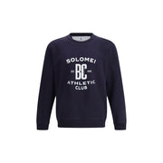 Brunello Cucinelli Blue Cotton Sweatshirt