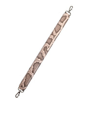 Dolce & Gabbana Beige Exotic Leather Handbag Accessory Shoulder Strap