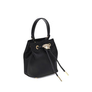 Versace Black Viscose Shoulder Bag