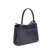 Balenciaga Blue Calf Leather Bos Taurus Shoulder Bag