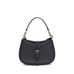 Etro Black Calf Leather Bos Taurus Shoulder Bag