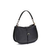 Etro Black Calf Leather Bos Taurus Shoulder Bag