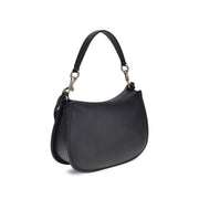 Etro Black Calf Leather Bos Taurus Shoulder Bag